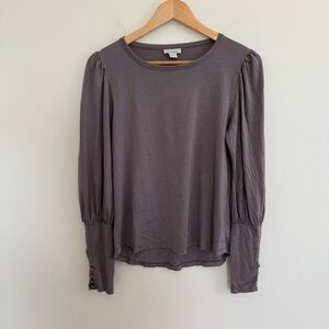 Sundance Taupe Long Sleeve Shirt Size‎ Small
